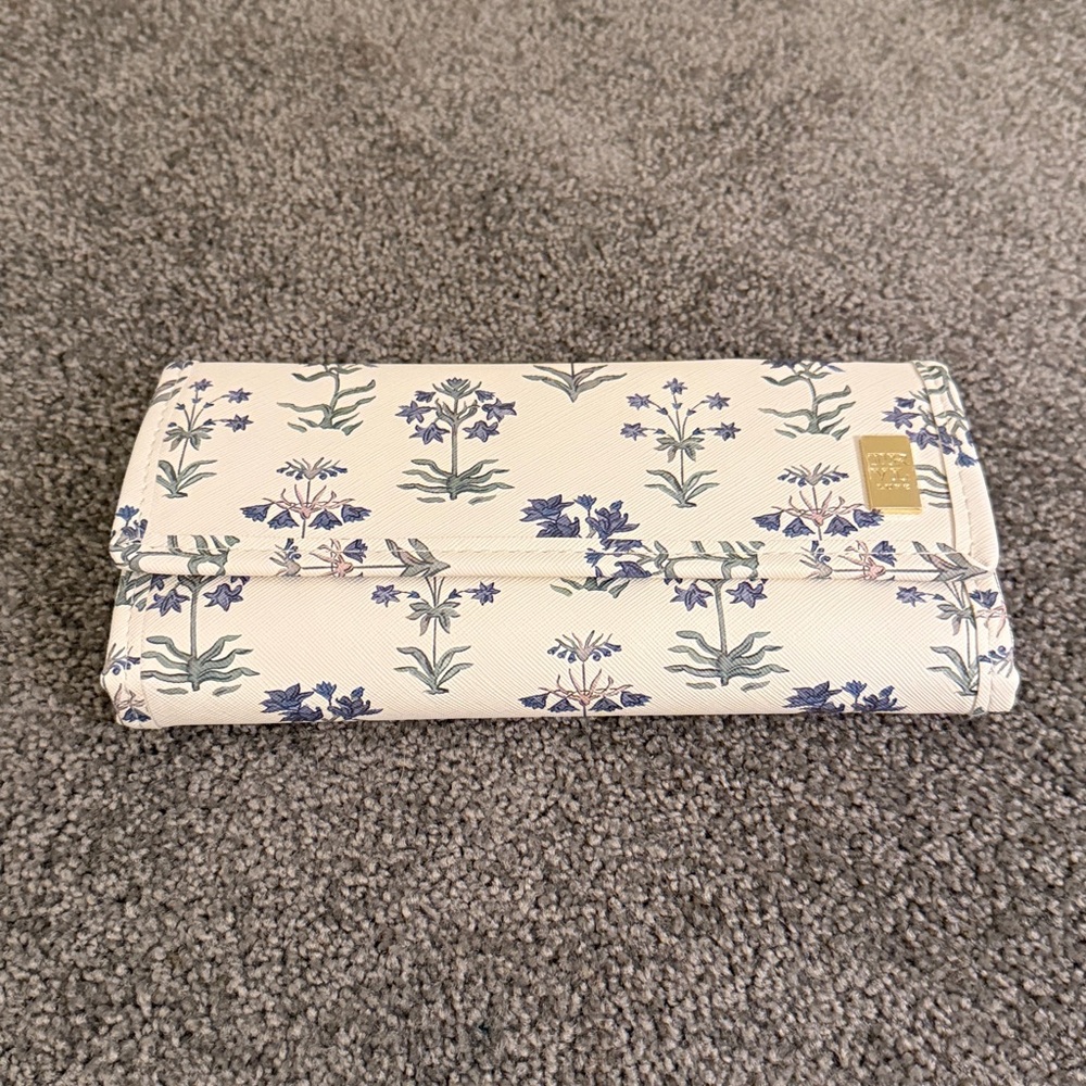 Floral Print Travel Jewelry Case